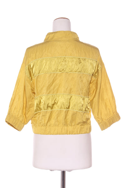OBI (NZ) Satin panel crop jacket - Citrus! 10-12