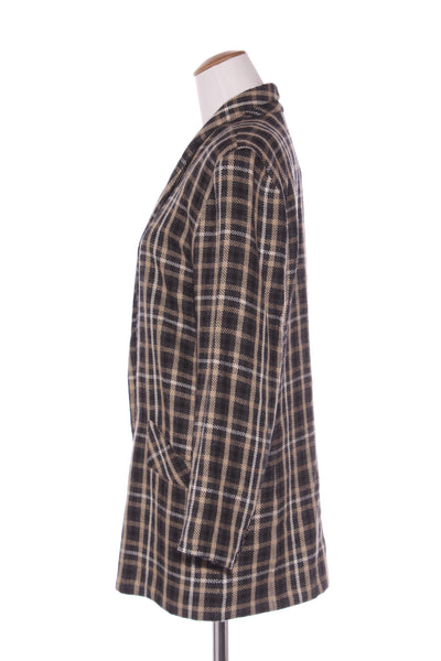 Vintage wool blend plaid blazer! 12