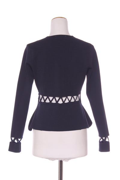 S.WALLIS - Ponte knit cut out detail  jacket! 12
