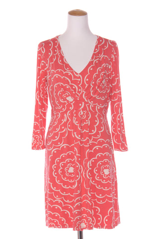 BODEN - Coral print viscose dress! 14