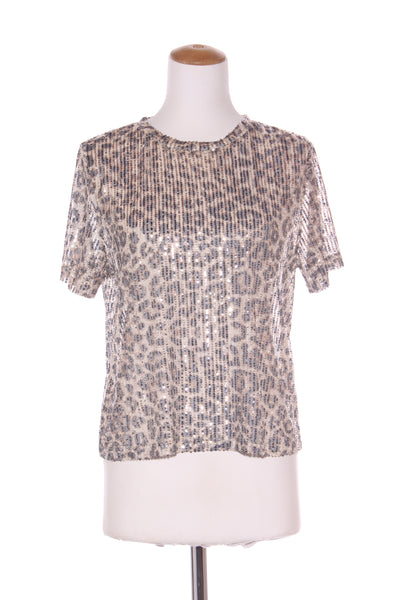 DECJUBA - Sequin leopard mesh top! 14