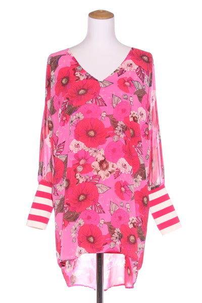 AUGUSTINE - Pink floral Hannah top! 12