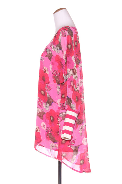 AUGUSTINE - Pink floral Hannah top! 12