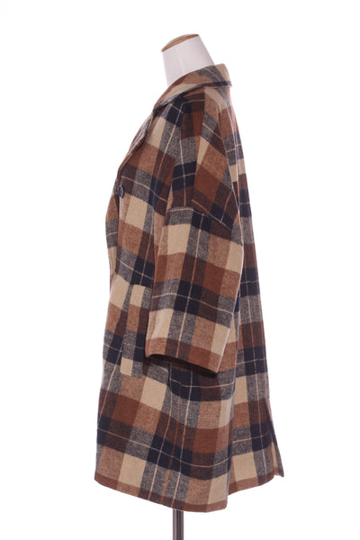 THING THING - Brown check coat! 12