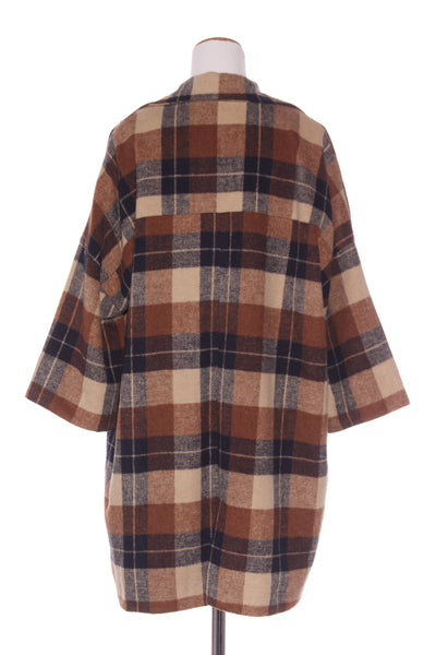 THING THING - Brown check coat! 12