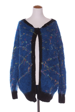 HANDMADE mohair knit cardi! 14-18