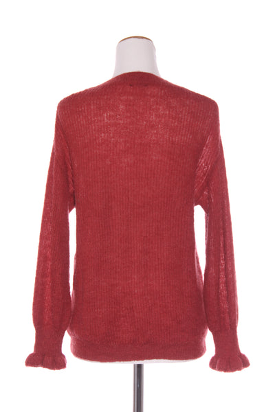 EMERGE - Wool + Mohair blend frill sleeve jumper! 12