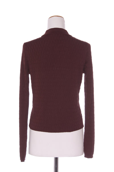 STATE OF PLAY - Patterned knit shirt - Dark Choc! 12