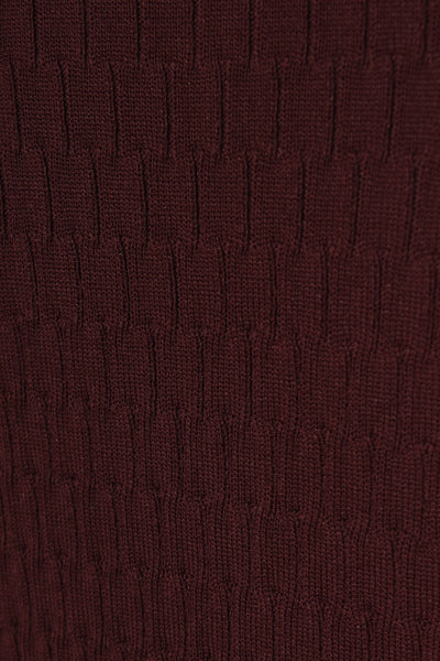 STATE OF PLAY - Patterned knit shirt - Dark Choc! 12