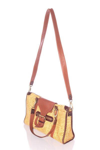 SPENCER & RUTHERFORD - Large ostrich leather bag!