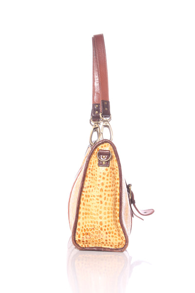 SPENCER & RUTHERFORD - Large ostrich leather bag!