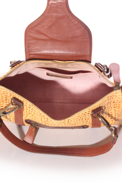 SPENCER & RUTHERFORD - Large ostrich leather bag!