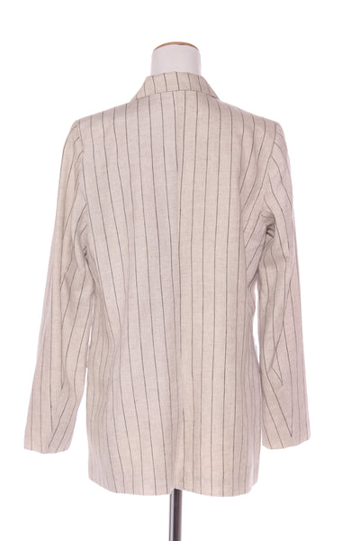 RE:UNION - Aster linen blazer - Natural/pinstripe! 12