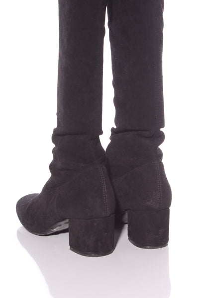 MAJE - Thigh high sleek leather boots! 8-8.5