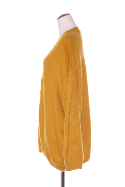 TOPSHOP (UK) Mustard knit cardi! 14-16