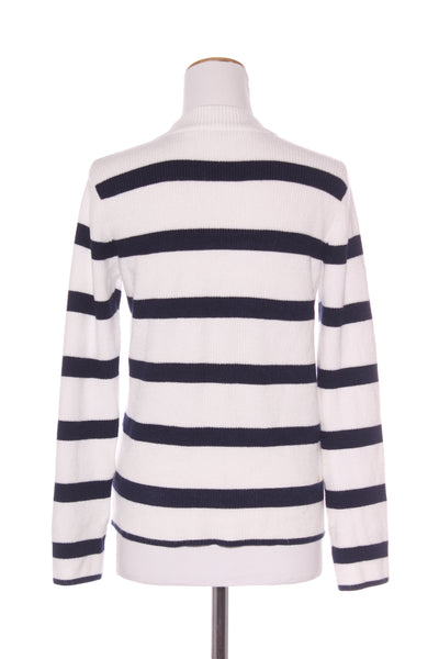 SPIRIT - Navy/white stripe knit jumper! 10-12