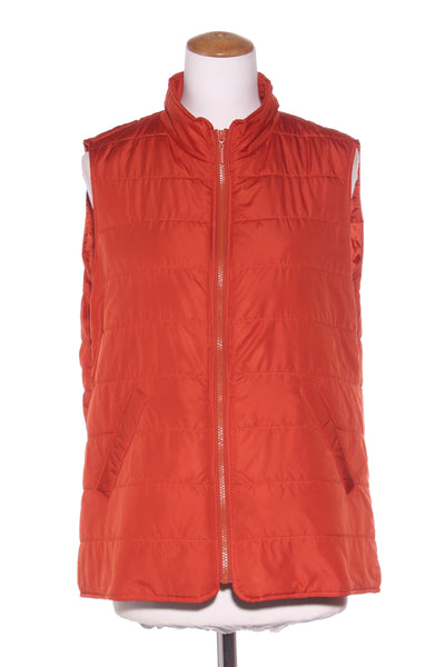 CAPTURE - Quilted puffer vest - Rust! 16