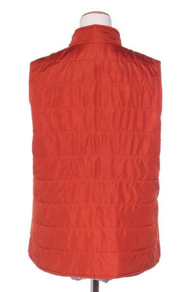 CAPTURE - Quilted puffer vest - Rust! 16