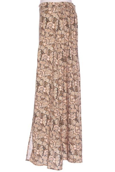 MIRROU - Green floral cotton maxi skirt! 14