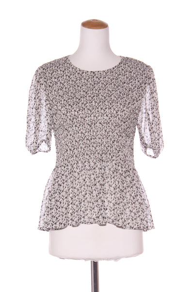 BILLIE the label - Silver thread shirred top! 14