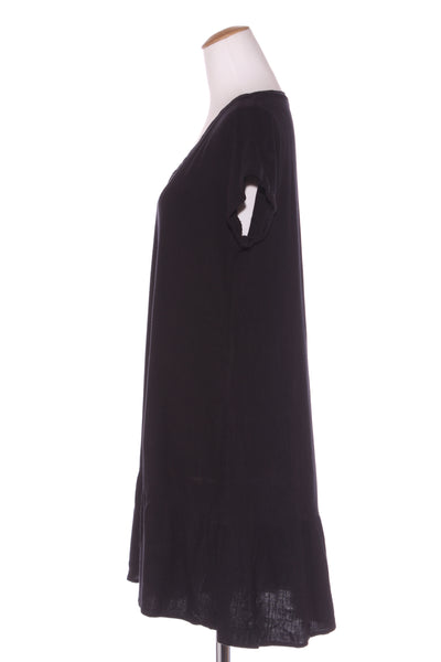 BETTY BASICS - Linen viscose ruffle hem dress! 12