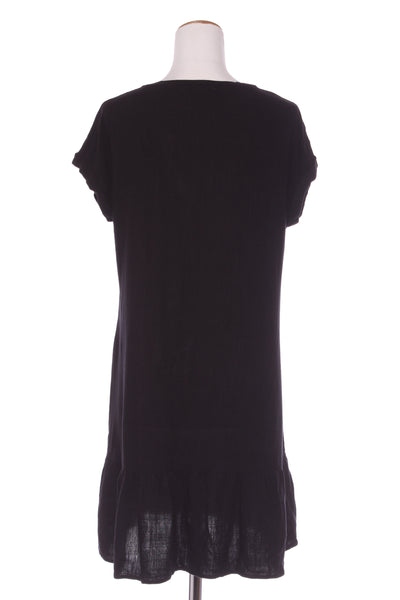 BETTY BASICS - Linen viscose ruffle hem dress! 12