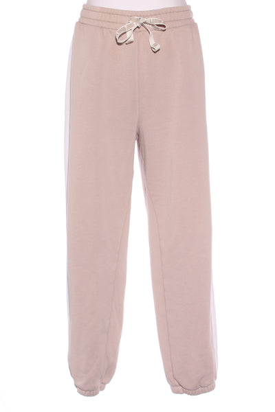 LORNA JANE - Track pant - Beige/white stripe! 16