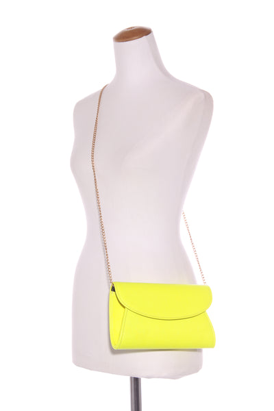 COLETTE By Colette Hayman - Fluro yellow handbag/clutch!