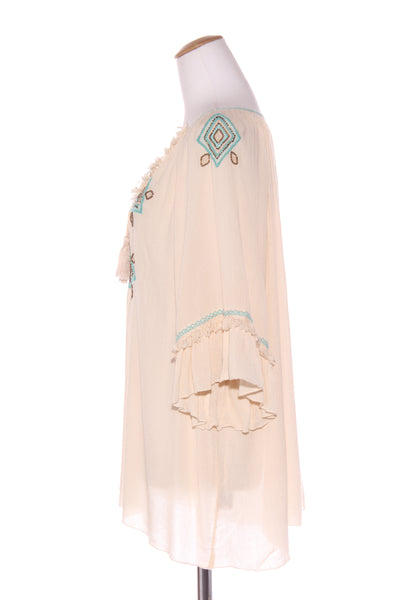 LULA SOUL - Turquoise embroidered + embellished top! 20