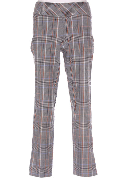 UP (AU) Tan check pull on straight leg pant! 12