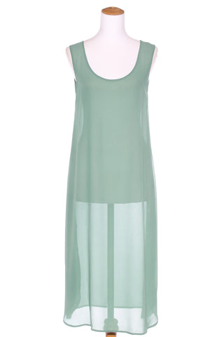 C.REED - Sage green chiffon layering dress! 10