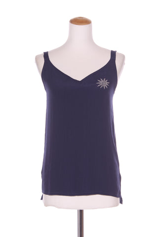 ANDREA MOORE "Entourage" Embroidered star cami! 8