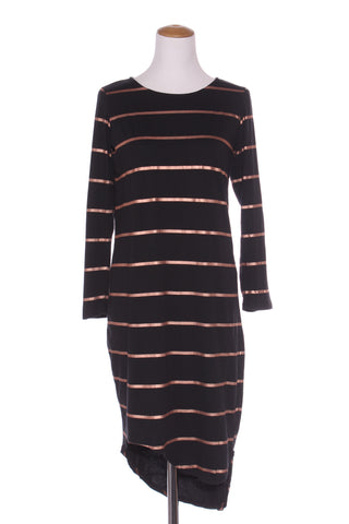 SILENT THEORY - Rose gold stripe dress! 10