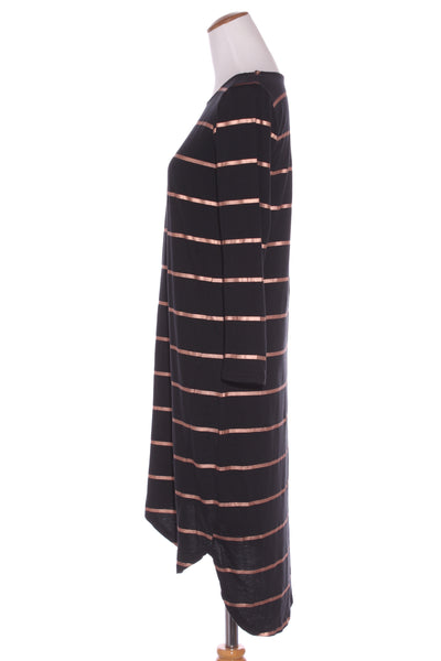 SILENT THEORY - Rose gold stripe dress! 10