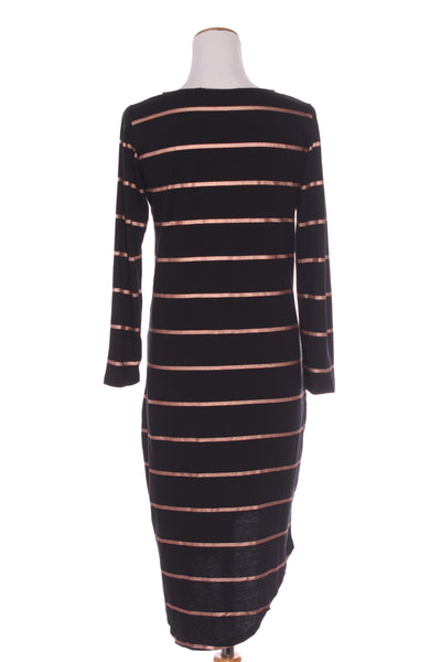 SILENT THEORY - Rose gold stripe dress! 10