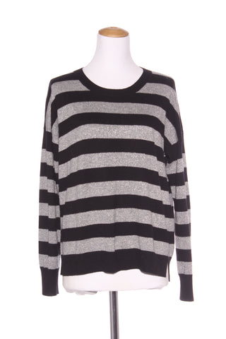 COUNTRY ROAD - Silver stripe wool blend knit! 12