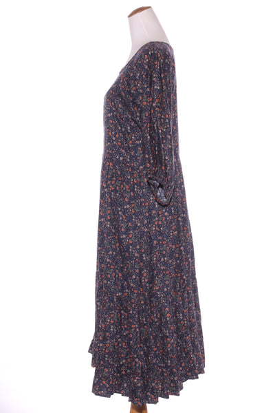 SLOAN (NZ) Handmade wildflower tiered midi dress! 12