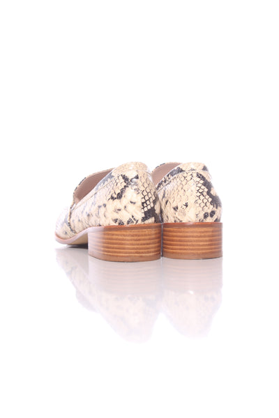 MI PIACI - Spencer leather loafer - snakeskin! 38
