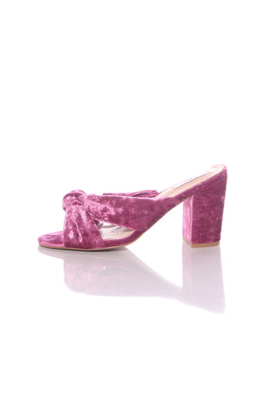 DAZIE "Bluebell" purple velvet heels! 9