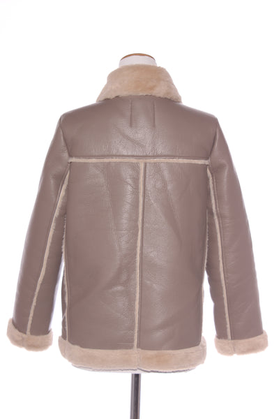 DECJUBA - Sherpa lined aviator jacket! 10-12