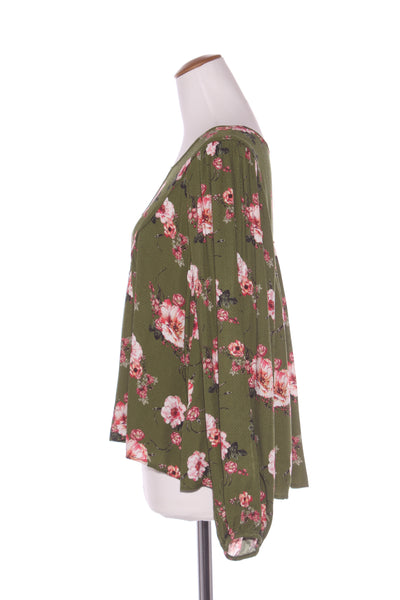 GLOSS - Green floral print blouse! 14