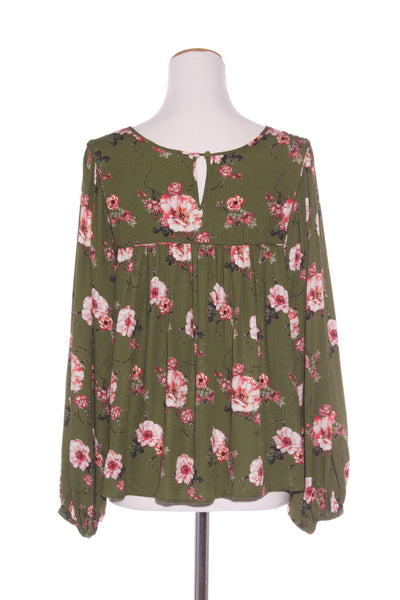 GLOSS - Green floral print blouse! 14