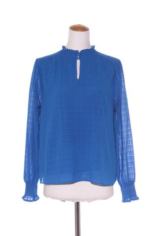 JEANSWEST - Electric blue check shirred cuff top! 12