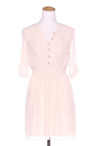 PRINCIPALS - Cream button front dress! 6