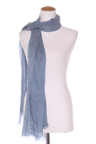 IVYS (BN) Sequin detail scarf - Denim blue!