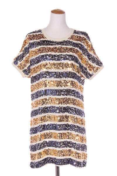 COOP By Trelise "Split shift" sequin dress! 10