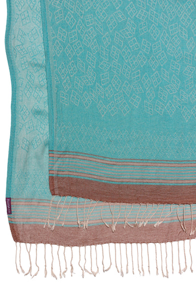 GET WRAPPED - Pashmina? soft turquoise scarf/shall!