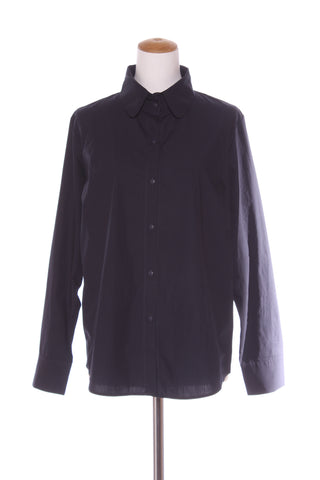 MEGAN SALMON - Dark navy cotton shirt! 16