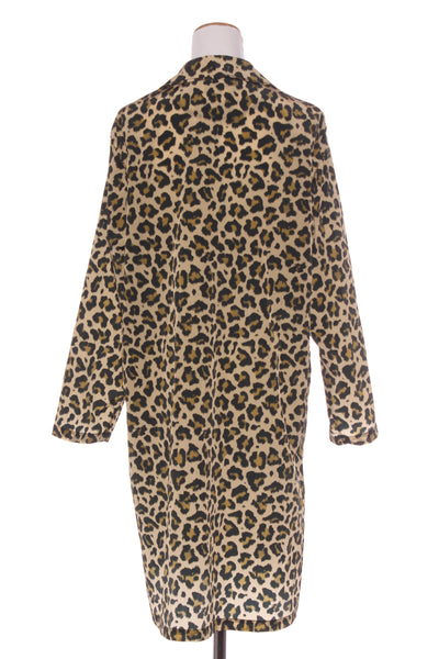 LEON + HARPER - Leopard print nylon coat! 12-14