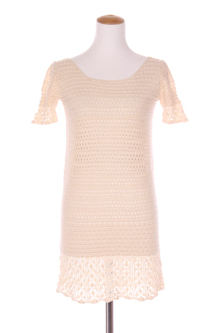 INDIGO - Linen/cotton crochet mini dress! 8